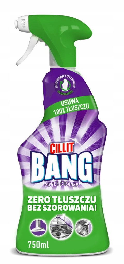 CILLIT BANG Spray 750ml czyści Powierzchnie tłuszcz i smugi CILLIT BANG Spray 750ml czyści Powierzchnie tłuszcz i smugi