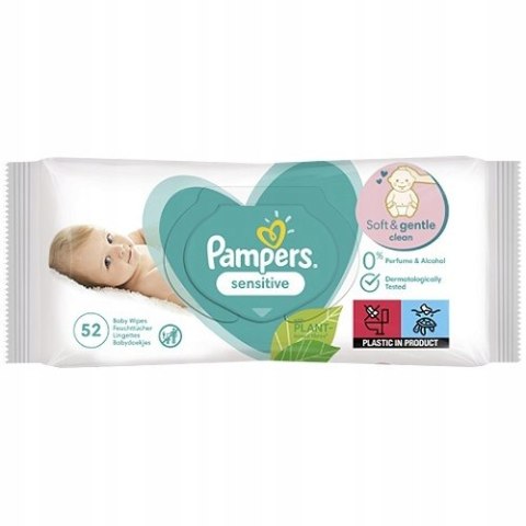 Pampers chusteczki do ciała Feuchttücher Sensitive 1x52ST Pampers chusteczki do ciała Feuchttücher Sensitive 1x52ST