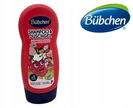BUBCHEN KIDS MALINKA SZAMPON DO WŁOSÓW I ŻEL 230ml Niemcy Orginał