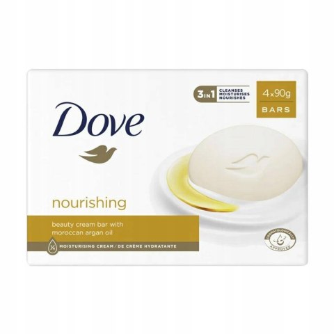 Dove Kremowa kostka mydła crem bars with nourishing 90×4=3,6g Original Dove Kremowa kostka mydła crem bars with nourishing 90×4=3,6g Original