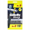 GILLETTE Maszynki do golenia BLUE 3 Comfort Slalom 9+3 sztuk
