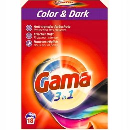 Gama Proszek do prania Color 3in1 (18p) 1,08kg Color&Dark