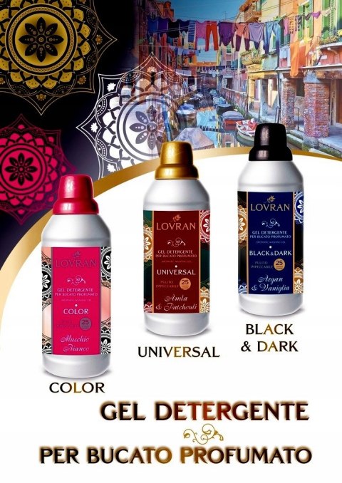 Żel Lovran BlackDark Universal Color 3X1L Żel Lovran BlackDark Universal Color 3X1L