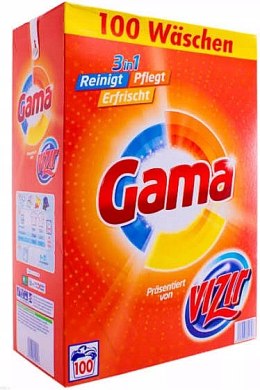 Gama proszek do prania 100-200p 3w1 uniwersal waschen+ 6kg
