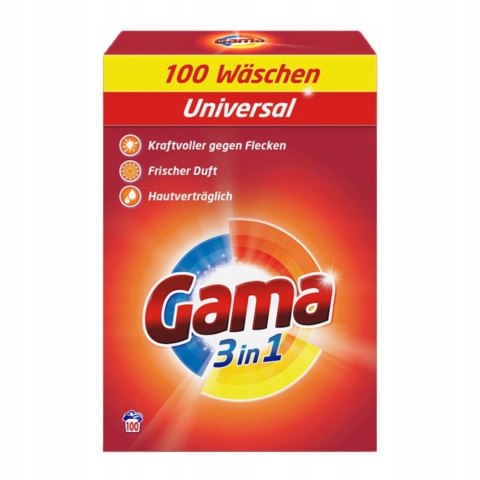 Gama proszek do prania 100-200p 3w1 uniwersal waschen+ 6kg Gama proszek do prania 100-200p 3w1 uniwersal waschen+ 6kg