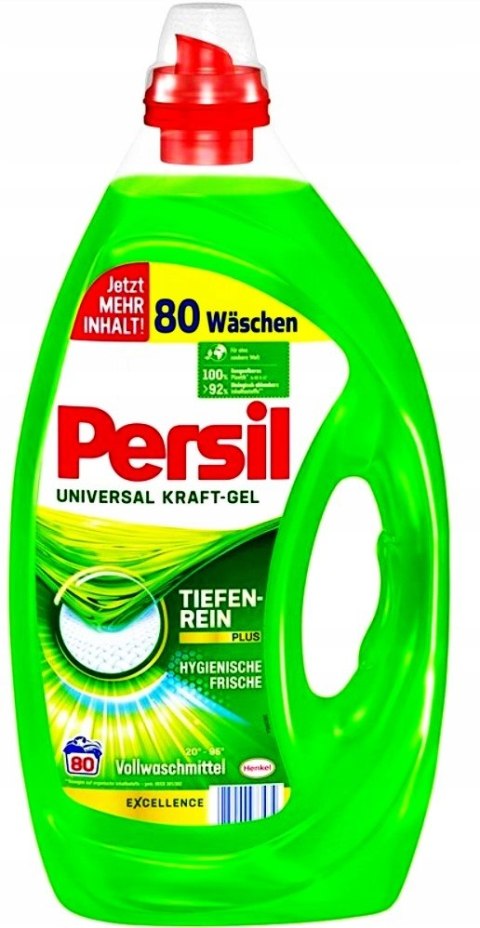 PERSIL Żel do prania-Kraft Universal Tiefen-Rein Plus80p 4 L Niemcy orginał PERSIL Żel do prania-Kraft Universal Tiefen-Rein Plus80p 4 L Niemcy orginał