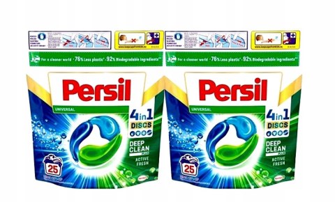 Persil Kapsułki do prania 4w1 Discs Uniwersal Dep-Clean Activ Fresh 50 szt Persil Kapsułki do prania 4w1 Discs Uniwersal Dep-Clean Activ Fresh 50 szt