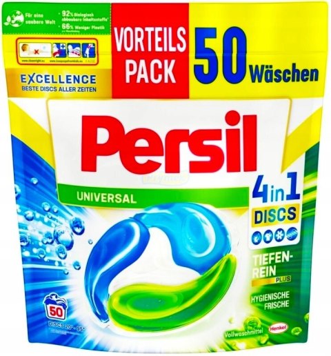 Persil Kapsułki do prania Universal+Discs Tiefen-rein Waschen plus 50szt DE Persil Kapsułki do prania Universal+Discs Tiefen-rein Waschen plus 50szt DE