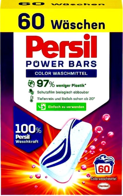 Persil tabletki do prania Color wasche power bars 60szt originał Niemcy Persil tabletki do prania Color wasche power bars 60szt originał Niemcy